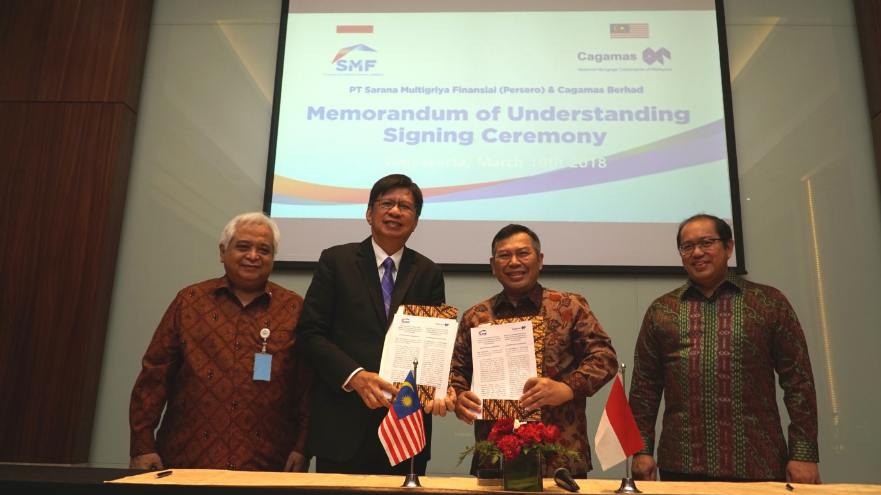 Signing of Memorandum of Understanding between Cagamas Berhad and PT Sarana Multigriya Financial(PERSERO), Indonesia 2018